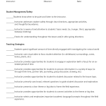 Teacher Observation Checklist