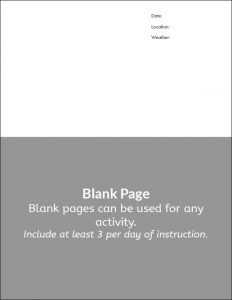 blank page