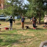 Students engaged in outdoor learning at Portland Public Schools in 2020.