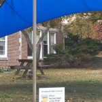 A TransformIt canopy, purchased with CARES funding for the purpose of outdoor learning at Portland Public Schools in 2020.