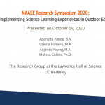 NAAEE Research Symposium 2020