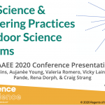 NGSS Science and Engineering Practices in Outdoor Science Programs